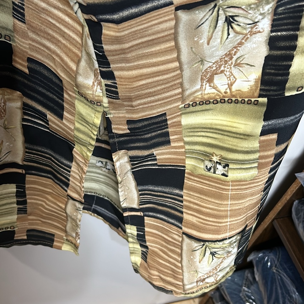 Penningtons women’s 16 sleeveless dress safari tropical‎ elephant print maxi - Picture 5 of 9